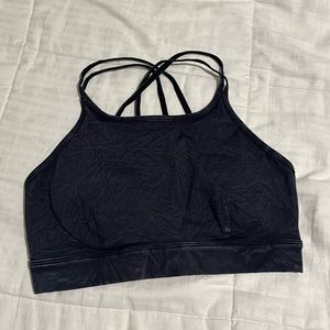 Black‎ Stone Wash Sports Bra